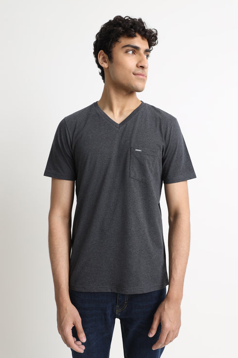 The Charcoal V Neck T-Shirt